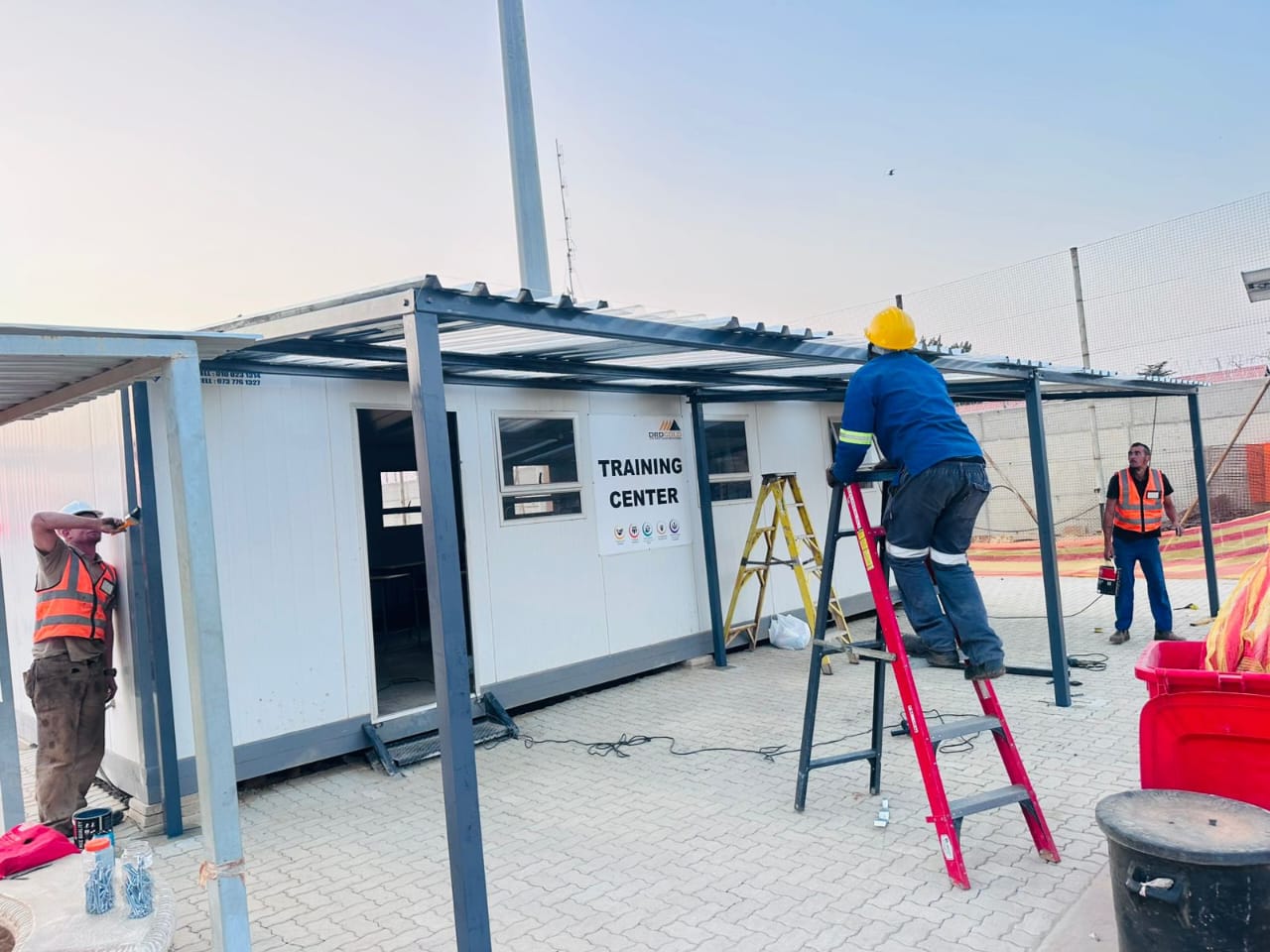 Steel structure construction